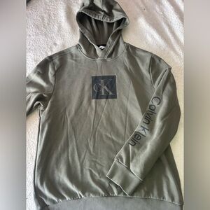 Calvin Klein Men's Olive Hoodie